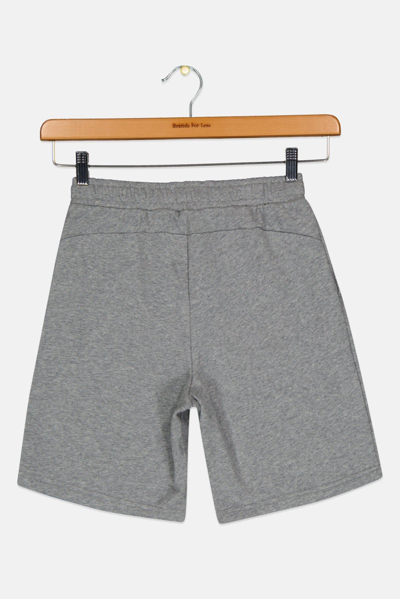 PUMA شورتات رياضية للأطفال من بومّا x بي إم دبليو للسباقات، رمادي - Image 3